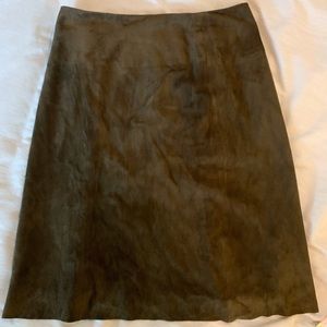 Brooks Brothers Suede Skirt